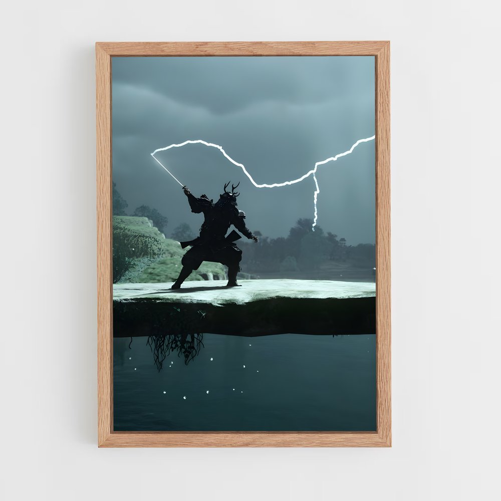 Poster Ghost tsushima tempête – affiche Ghost of tsushima (vue 4)